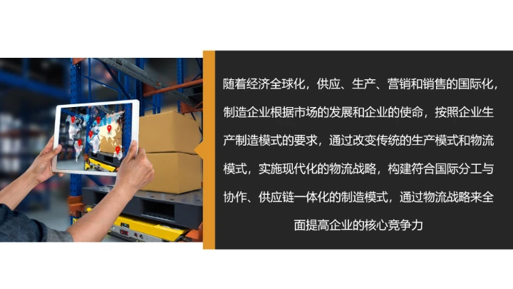 物流行业公司企业发展战略规划方案PPT