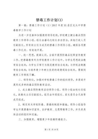 禁毒工作计划(1).docx