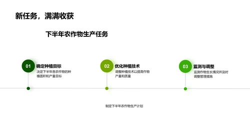 农业半年度报告PPT模板