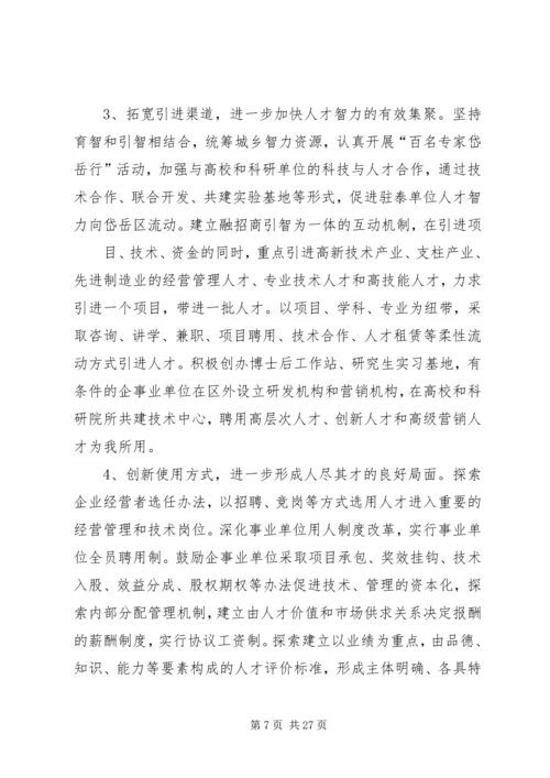 人才工作示范点创建意见.docx