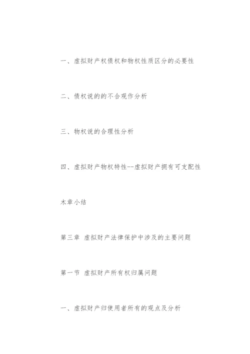民商法专业硕士论文提纲精选.docx