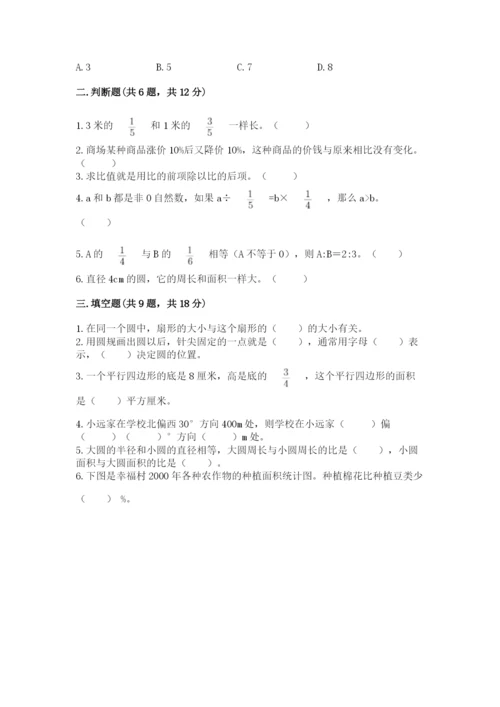 小学数学六年级上册期末考试试卷附完整答案【必刷】.docx