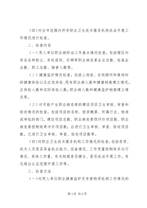 市职业卫生放射计划.docx