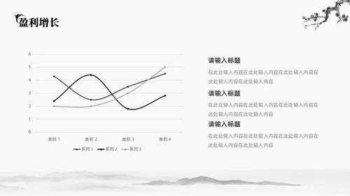 中国水墨风企业介绍PPT模板公司介绍
