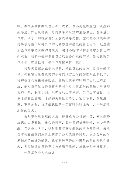 转正工作个人总结5篇.docx