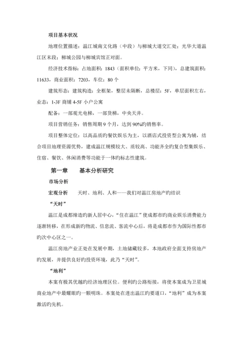 棕华欣城广告专题策划案.docx