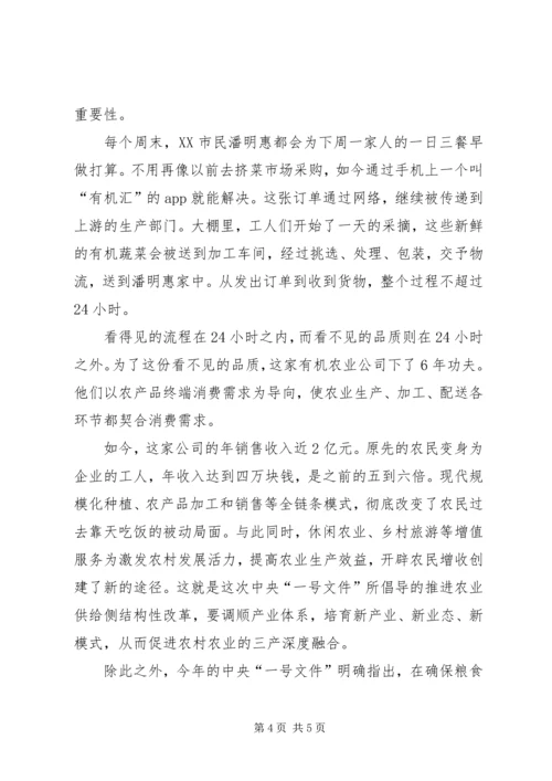 农业供给侧改革讲稿 (4).docx