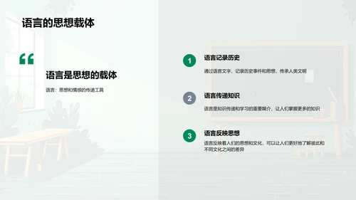 语文学习入门PPT模板