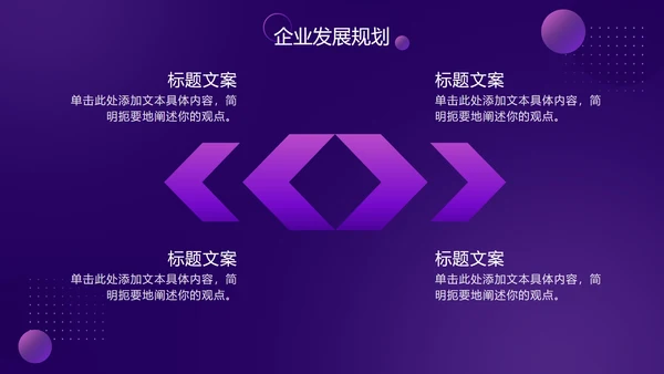 紫色渐变科技风星球PPT模板