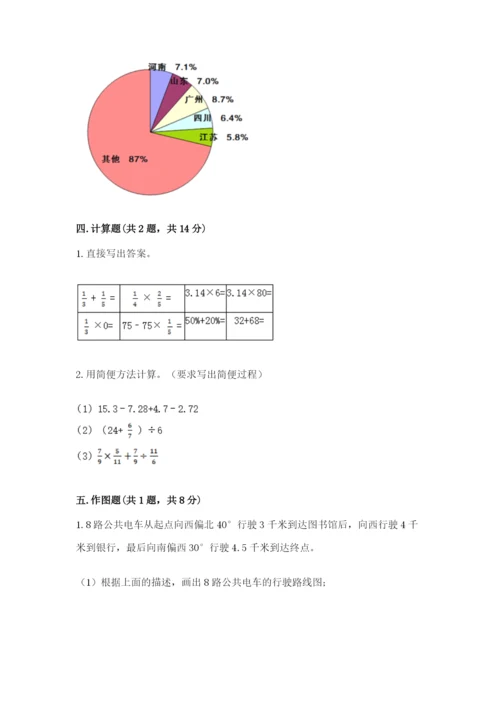 小学数学六年级上册期末测试卷（培优a卷）.docx