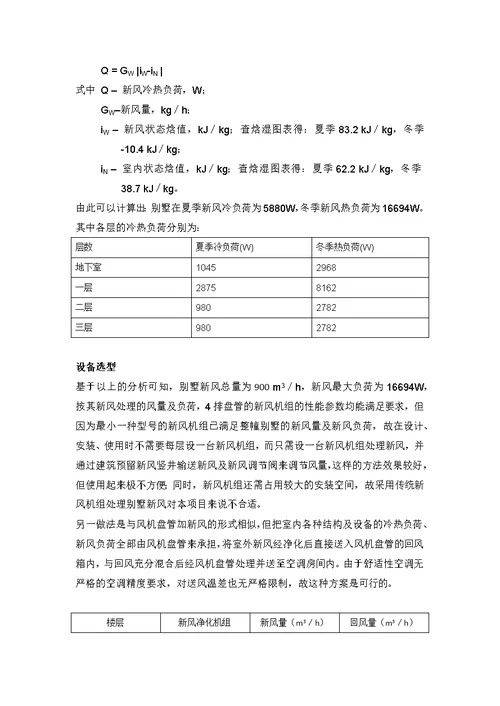 北京香山别墅中央新风 空气净化系统方案