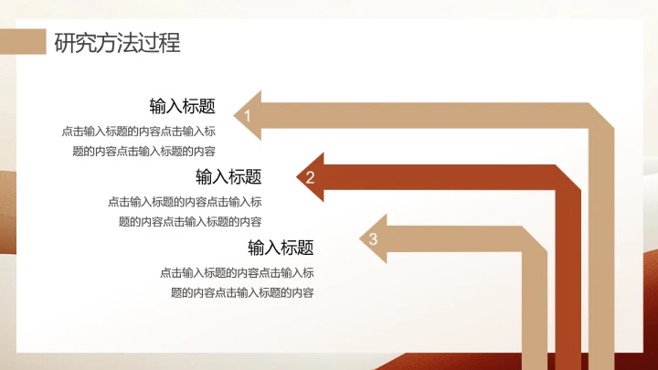 棕色咖色简约毕业论文答辩ppt模板