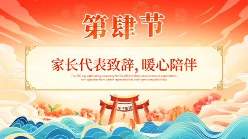 努力学习冲刺百日赢在中考通用PPT模板