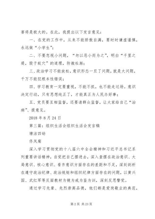 巡视整改专题组织生活会.docx