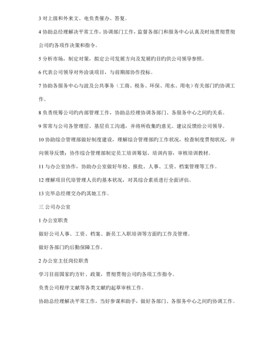 物业公司管理新版制度标准手册模板.docx