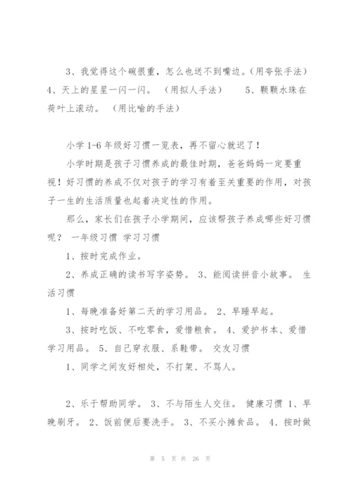小学语文必考常见的6大种修辞手法讲解.docx
