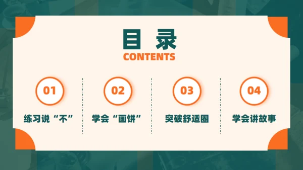 绿色复古风销售技巧培训通用PPT模板
