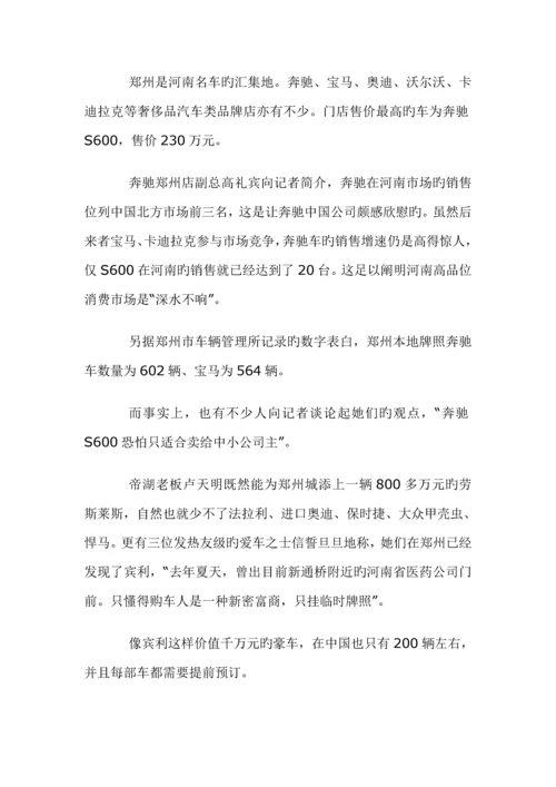 省奢侈品消费调查汇总报告.docx