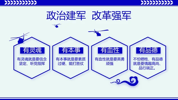 蓝色大气公安派出所年终工作总结动态PPT模板