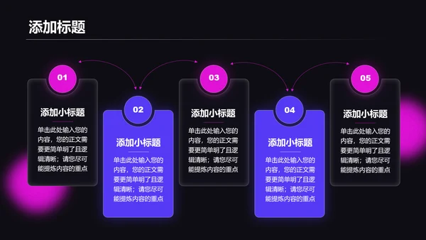 粉紫色科技风活动策划演示PPT模板