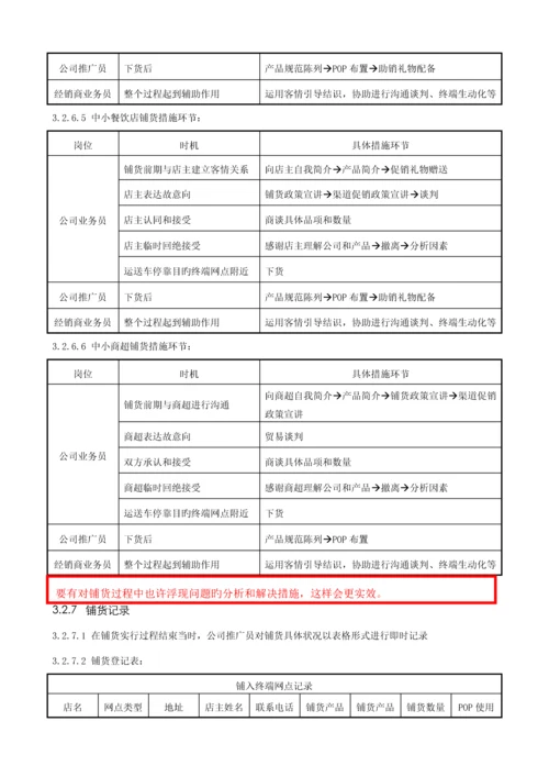 南京大富豪啤酒深度分销标准手册.docx