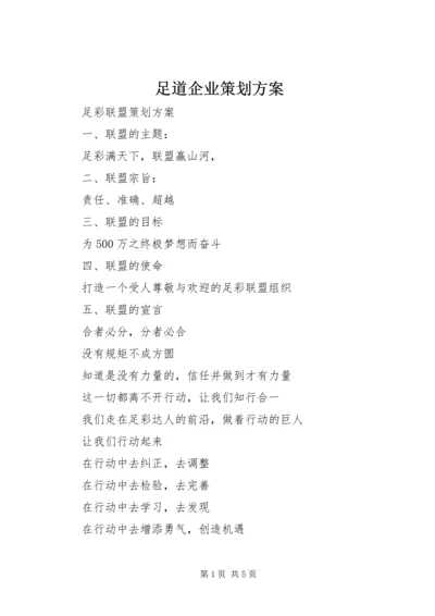 足道企业策划方案 (5).docx