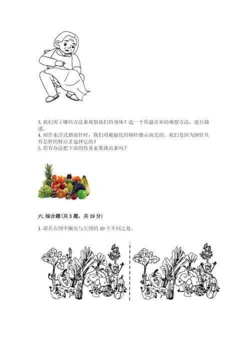 教科版二年级下册科学期末测试卷【研优卷】.docx
