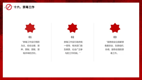 真爱生命远离犯罪行为禁毒宣传通用PPT模板