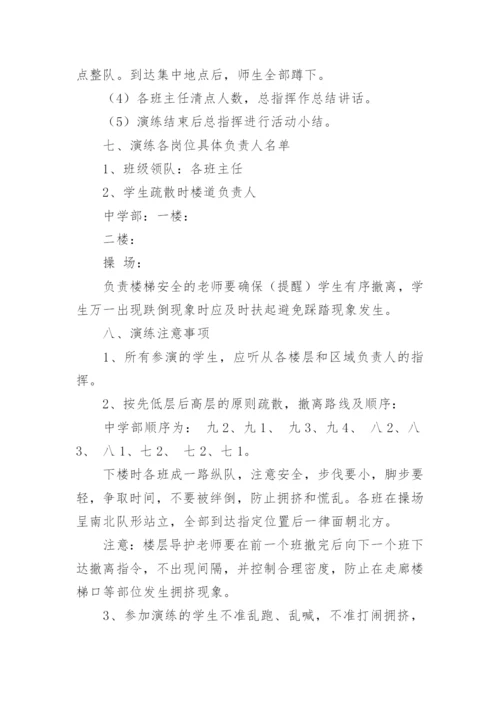 防踩踏应急疏散演练方案.docx