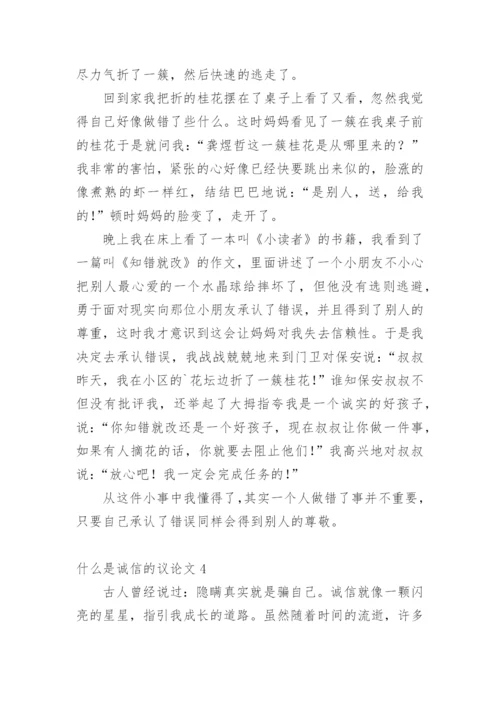 什么是诚信的议论文.docx