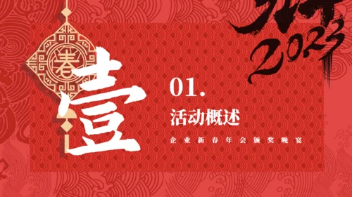 大展宏兔年终工作总结通用PPT模板