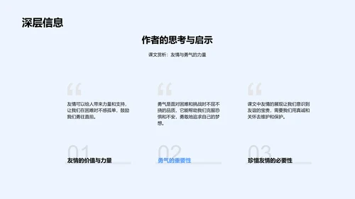 课文赏析学习报告PPT模板