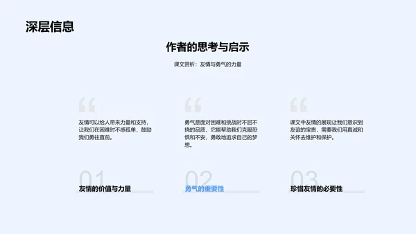 课文赏析学习报告PPT模板