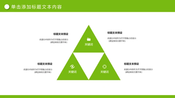 绿色清新节约用水公益宣传活动PPT模板