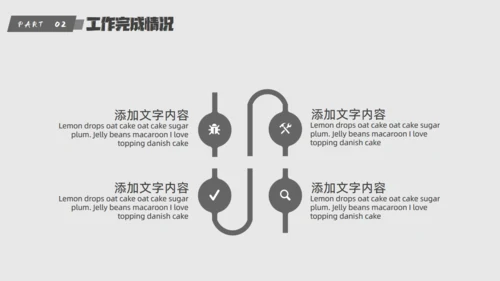 简约几何工作总结汇报通用PPT模板