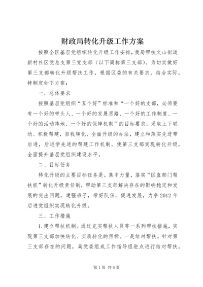 财政局转化升级工作方案.docx