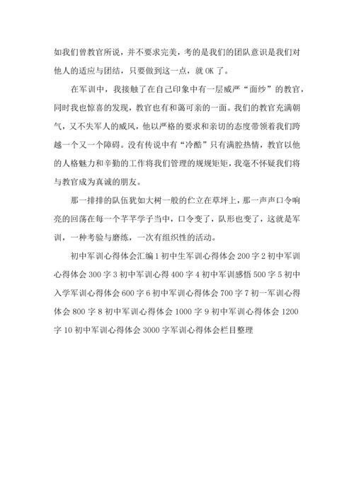 初中军训心得体会怎么写-初中军训心得体会.docx