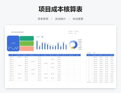项目成本核算表