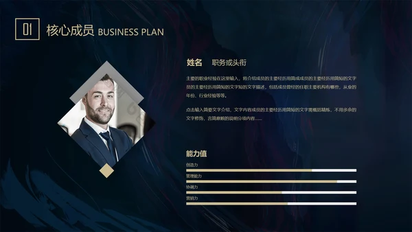 质感高端通用PPT商业计划书