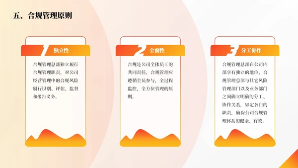 橙色简约商务合规管理个人企业培训PPT模板管理培训