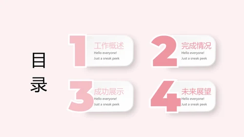 粉色时尚美容SPA宣传动态PPT