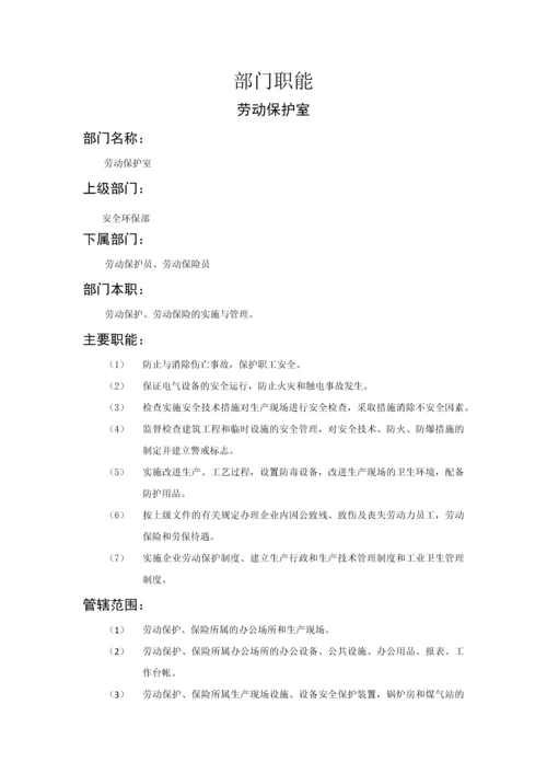 技术部门职能说明书模板大全.docx