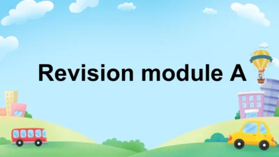 Revision module A.