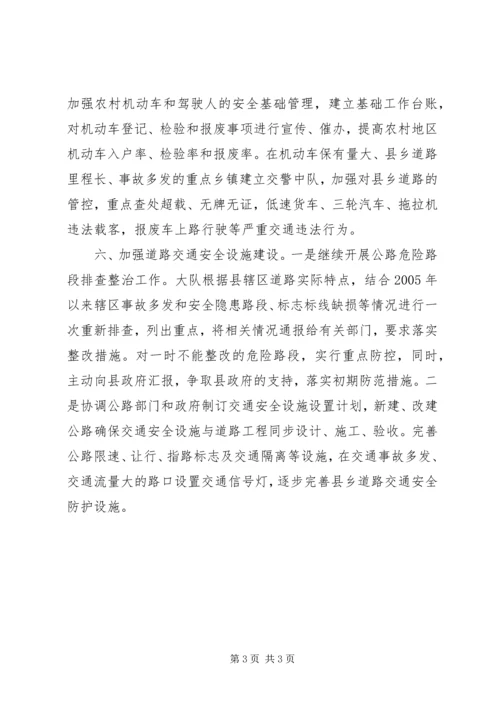 交警大队“平安畅通县区”创建活动总结.docx