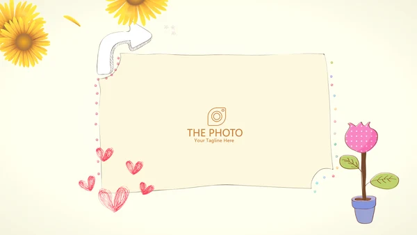 手绘向日葵心理健康教育心得体会动态PPT模板