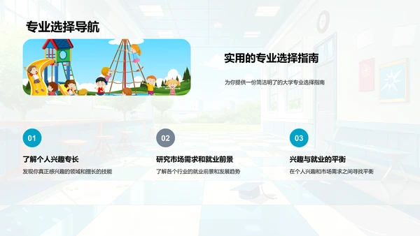 专业选择与就业前景PPT模板