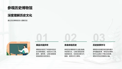 历史学习实践PPT模板