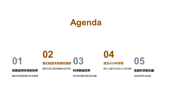 自然科学基础课PPT模板
