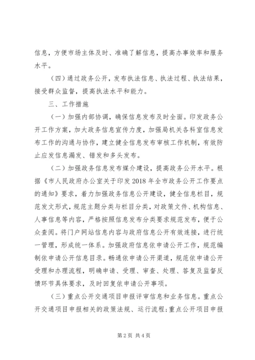 交通局政务公开年终总结.docx