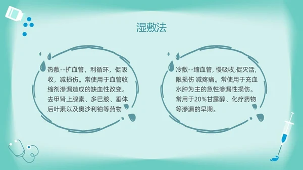 绿色卡通药物外渗的预防与处理PPT模板宣传PPT动态PPT输液外渗的处理方法